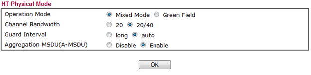 Other advanced wireless settings